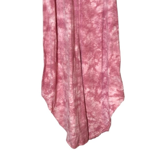 Z Supply Reverie Dress- Zephyr Pink Tie Dye Midi Dresss - Picture 4 of 13